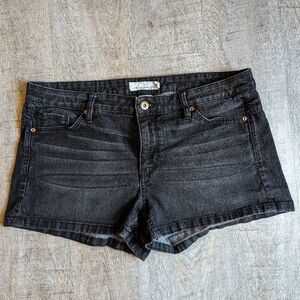 H&M L.O.G.G Faded Black Shorts - size 14